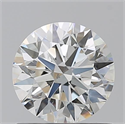 Natural Diamond 0.94 Carats, Round with Excellent Cut, H Color, SI1 Clarity and Certified by GIA