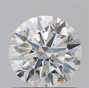 Picture of Natural Diamond 0.94 Carats, Round with Excellent Cut, H Color, SI1 Clarity and Certified by GIA