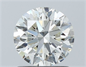 Natural Diamond 1.03 Carats, Round with Excellent Cut, J Color, SI1 Clarity and Certified by GIA