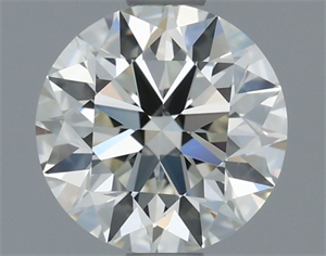 Picture of Natural Diamond 0.75 Carats, Round with Excellent Cut, I Color, IF Clarity and Certified by IGI