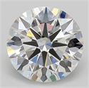 Lab Grown Diamond 3.05 Carats, Round with Ideal Cut, D Color, VS1 Clarity and Certified by IGI
