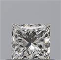 Natural Diamond 0.42 Carats, Princess with  Cut, G Color, IF Clarity and Certified by GIA