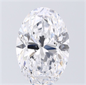 Natural Diamond 3.01 Carats, Oval with  Cut, D Color, SI2 Clarity and Certified by GIA