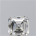 Diamante Natural 1.50 quilates, Asscher , Color I, claridad VVS1 y certificado GIA