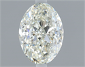 Natural Diamond 0.70 Carats, Oval with  Cut, K Color, VVS1 Clarity and Certified by GIA