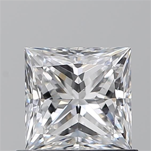 Picture of Natural Diamond 0.80 Carats, Princess with  Cut, D Color, VS2 Clarity and Certified by GIA