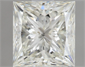 Natural Diamond 1.00 Carats, Princess with  Cut, J Color, SI2 Clarity and Certified by GIA