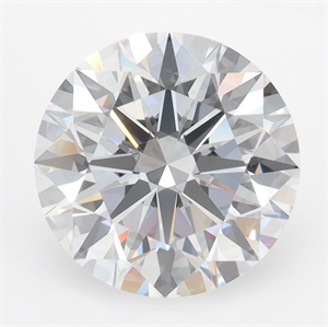 Picture of Lab Grown Diamond 3.10 Carats, Round with Ideal Cut, D Color, IF Clarity and Certified by IGI