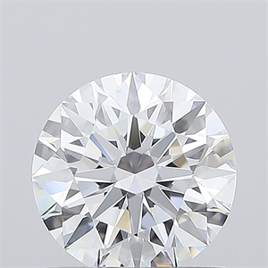 Picture of Lab Grown Diamond 1.07 Carats, Round with Ideal Cut, E Color, VVS1 Clarity and Certified by IGI