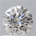 Natural Diamond 0.71 Carats, Round with Very Good Cut, H Color, SI1 Clarity and Certified by GIA