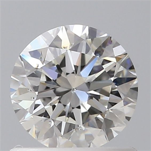 Picture of Natural Diamond 0.71 Carats, Round with Very Good Cut, H Color, SI1 Clarity and Certified by GIA