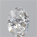 Natural Diamond 0.50 Carats, Oval with  Cut, E Color, VS1 Clarity and Certified by GIA