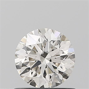 Picture of Natural Diamond 0.57 Carats, Round with Excellent Cut, I Color, SI1 Clarity and Certified by IGI