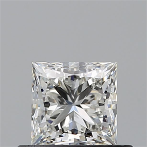 Picture of Natural Diamond 0.51 Carats, Princess with  Cut, J Color, VS1 Clarity and Certified by GIA