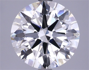 Picture of Lab Grown Diamond 3.79 Carats, Round with Ideal Cut, G Color, VS2 Clarity and Certified by IGI