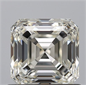 Diamante Natural 1.00 quilates, Asscher , Color H, claridad VVS2 y certificado IGI