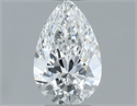 Diamante Natural 0.30 quilates, De pera , Color F, claridad SI1 y certificado GIA