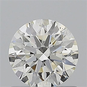 Picture of Natural Diamond 0.81 Carats, Round with Excellent Cut, J Color, SI1 Clarity and Certified by GIA