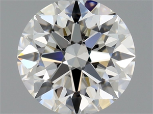 Picture of Natural Diamond 0.40 Carats, Round with Excellent Cut, H Color, VS1 Clarity and Certified by GIA