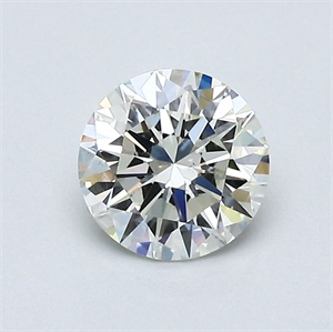 Picture of Natural Diamond 0.70 Carats, Round with Excellent Cut, J Color, VS1 Clarity and Certified by GIA