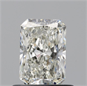 Natural Diamond 0.71 Carats, Radiant with  Cut, J Color, VS2 Clarity and Certified by GIA