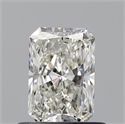 Natural Diamond 0.71 Carats, Radiant with  Cut, J Color, VS2 Clarity and Certified by GIA