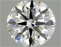 Natural Diamond 0.75 Carats, Round with Excellent Cut, F Color, IF Clarity and Certified by GIA