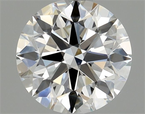 Picture of Natural Diamond 0.75 Carats, Round with Excellent Cut, F Color, IF Clarity and Certified by GIA