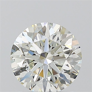 Picture of Natural Diamond 1.20 Carats, Round with Excellent Cut, K Color, SI1 Clarity and Certified by GIA