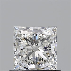 Foto Diamante Natural 0.73 quilates, Princesa , Color H, claridad SI1 y certificado GIA de