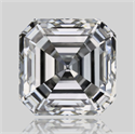 Diamante Natural 1.01 quilates, Asscher , Color I, claridad VVS2 y certificado GIA