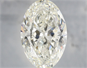 Natural Diamond 3.01 Carats, Oval with  Cut, H Color, VVS1 Clarity and Certified by IGI