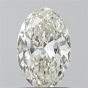Foto Diamante Natural 1.01 quilates, Ovalado , Color I, claridad VS1 y certificado GIA de