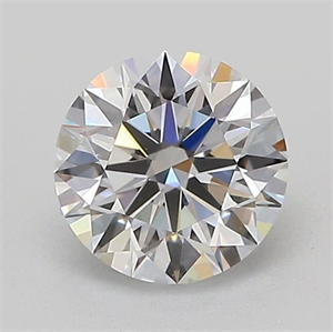 Picture of Lab Grown Diamond 1.00 Carats, Round with Ideal Cut, D Color, VVS2 Clarity and Certified by IGI