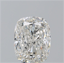 Natural Diamond 5.01 Carats, Cushion with  Cut, F Color, VVS2 Clarity and Certified by GIA