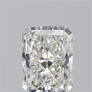 Picture of Natural Diamond 0.50 Carats, Radiant with  Cut, I Color, VVS1 Clarity and Certified by GIA