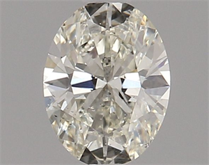 Picture of Natural Diamond 0.55 Carats, Oval with  Cut, K Color, SI2 Clarity and Certified by GIA