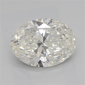 Picture of Natural Diamond 1.70 Carats, Oval with  Cut, J Color, SI2 Clarity and Certified by GIA