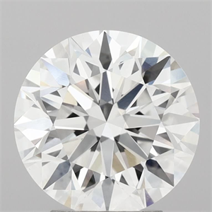 Picture of Lab Grown Diamond 3.72 Carats, Round with Excellent Cut, D Color, VVS1 Clarity and Certified by IGI