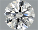 Diamante Natural 0.60 quilates, Redondo , Color H, claridad VS1 y certificado GIA