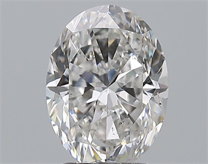 Picture of Natural Diamond 2.52 Carats, Oval with  Cut, E Color, SI1 Clarity and Certified by GIA