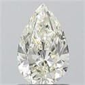 Natural Diamond 1.01 Carats, Pear with  Cut, K Color, SI1 Clarity and Certified by GIA