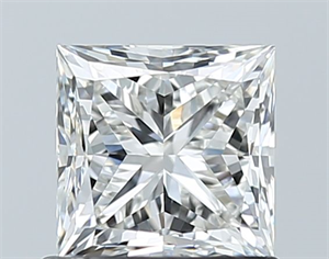 Picture of Natural Diamond 1.03 Carats, Princess with  Cut, H Color, VS1 Clarity and Certified by GIA