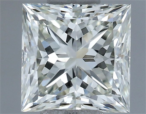 Foto Diamante Natural 0.72 quilates, Princesa , Color J, claridad VS1 y certificado IGI de