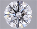 Lab Grown Diamond 3.54 Carats, Round with Ideal Cut, D Color, VVS1 Clarity and Certified by IGI