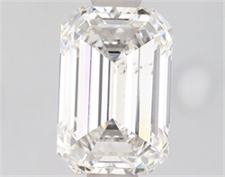 Picture of Lab Grown Diamond 2.04 Carats, Emerald with  Cut, Fancy Blue Color, VS1 Clarity and Certified by IGI