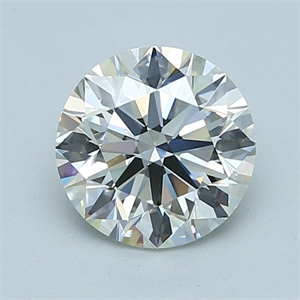 Picture of Natural Diamond 1.90 Carats, Round with Excellent Cut, G Color, VVS2 Clarity and Certified by IGI