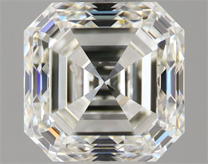 Picture of Natural Diamond 1.00 Carats, Asscher with  Cut, H Color, VS2 Clarity and Certified by IGI