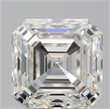 Natural Diamond 3.01 Carats, Asscher with  Cut, I Color, VS1 Clarity and Certified by GIA