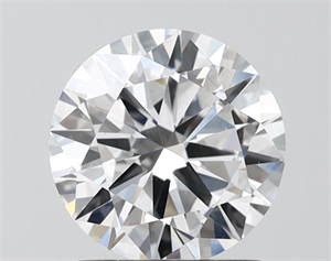 Picture of Lab Grown Diamond 1.50 Carats, Round with Excellent Cut, D Color, VS1 Clarity and Certified by IGI